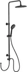 Duschsystem Watersaving Schwarz, bis zu 40 % Wasserersparnis