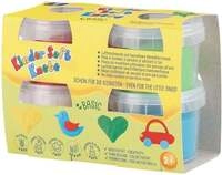 Kinder Soft Knete Basic - 4 Farben a 80 g