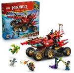 LEGO NINJAGO 71869 W&uuml;stensegler, Spielzeug-LKW f&uuml;r Kinder, 3 Fahrzeuge und 6