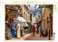 CALVENDO Puzzle Die Hauptstra&szlig;e in Lamu-Stadt 1000 Teile Lege-Gr&ouml;&szlig;e 64x48cm