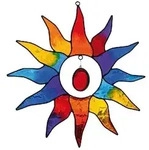 Suncatcher Sonne bunt 25 cm