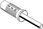 Weller WP 120 Spitzenh&uuml;lse Keilform Spitzen-Gr&ouml;&szlig;e 0.8mm Inhalt 1St.