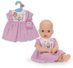 Zapf Creation BABY born Puppenkleidung Kleid Wald violett 43cm