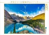 CALVENDO Puzzle Der See liegt im Valley of the Ten Peaks, in einem Tal auf einer
