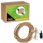 Idena Duo Solar-LED-Lichterkette Seil mit Netzteil/Solarmodul 8h Timer 14m 100...