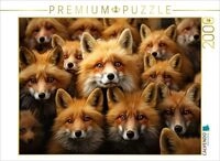 CALVENDO Puzzle Viele F&uuml;chse auf einem Bild 2000 Teile Lege-Gr&ouml;&szlig;e 90x67cm