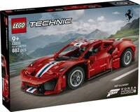 LEGO Technic 42235 Ferrari 488 PISTA Auto, Bauspielzeug f&uuml;r Kinder ab 9 Jahren,