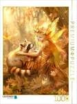 CALVENDO Puzzle Elfe mit Waschb&auml;r 1000 Teile Lege-Gr&ouml;&szlig;e 64x48cm Foto-Puzzle f&uuml;r
