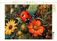 CALVENDO Puzzle Marienk&auml;fer auf den Bl&uuml;ten 2000 Teile Lege-Gr&ouml;&szlig;e 90x67cm