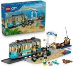 LEGO City 60506 Klassische Strandstra&szlig;enbahn, baubare Spielzeugeisenbahn f&uuml;r Kinder