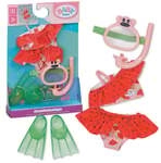 Zapf Creation BABY born Puppenkleidung Schnorchel-Set rot 43cm