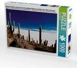 CALVENDO Puzzle Riesen-Kakteen auf einer Insel im gr&ouml;&szlig;tem Salzsee der Erde,...