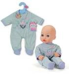Zapf Creation BABY born Puppenkleidung Strampler Blume mint 43cm