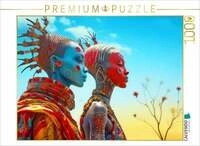 CALVENDO Puzzle Surrealismus trifft Massai-Kultur 1000 Teile Lege-Gr&ouml;&szlig;e...