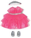 Zapf Creation BABY born Puppenkleidung Prinzessinnen Outfit pink 43cm