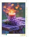 CALVENDO Puzzle Lavendel bei Kerzenschein 2000 Teile Lege-Gr&ouml;&szlig;e 90x67cm...