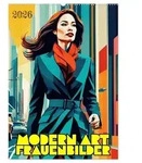 Modern Art Frauenbilder (Wandkalender 2026 DIN A2 hoch), CALVENDO Monatskalender