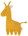 sigikid 39800 - Baby Musselin Knister Schnuffeltuch Giraffe