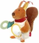sigikid 43022 - Aktiv-Eichh&ouml;rnchen Yellow, 21 cm, Babyaktivspielzeug