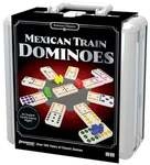 Classics Mexican Train Domino in Aluminiumkoffer