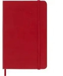 Moleskine 18 Monate Wochen Notizk. 25/26 A6 1W=1S Geb Rot