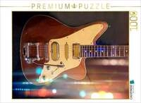 CALVENDO Puzzle Signature E-Gitarre Joey's Guitar 1000 Teile Lege-Gr&ouml;&szlig;e...
