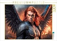 CALVENDO Puzzle Engel Raphael k&auml;mpft im Feuer gegen das B&ouml;se 1000 Teile