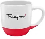 GRUSS & CO Tasse Rillen, Motiv "Traumfrau"