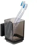 Vacuum-Loc&reg; Zahnputzbecher Mod. Quadro Schwarz, Befestigen ohne Bohren