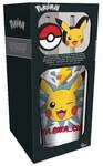 POKEMON Glass 485ml mit Toppern