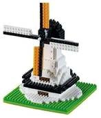 BRIXIES 200143 - Gro&szlig;e Windm&uuml;hle, 3D Konstruktionsbausatz aus Ministeinen, 315