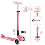 GLOBBER ELITE GLOW LIGHTS pastellrosa, mit Leuchtrollen und Glow-Effekt