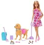 Barbie Hundespaziergang Spielset mit Puppe