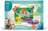 Play+ Magnetisches Holz-F&uuml;hl-Puzzle: Dschungel - ab 12 Monate