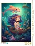 CALVENDO Puzzle Meerjungfrau 1000 Teile Lege-Gr&ouml;&szlig;e 64x48cm Foto-Puzzle f&uuml;r