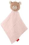 Sigikid 31262 - Baby Schnuffeltuch B&auml;r, rosa, Baumwoll-Musselin, sigibaby