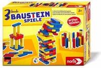 3 bunte Bausteinspiele