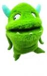 Handpuppe "Eddie, das Gef&uuml;hlemonster", 28 cm