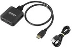 SpeaKa Professional SP-HDMIS-300 2 Port HDMI-Splitter Ultra HD-f&auml;hig 7680 x 4320