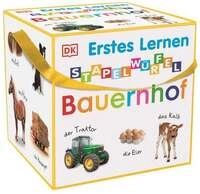 Erstes Lernen Stapelw&uuml;rfel. Bauernhof