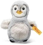Steiff 242830 - Lio Pinguin Greifling mit Rassel, Pl&uuml;sch, 11 cm