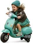 Ride-on Vespa GTS 125 mintgr&uuml;n Li-Power 12.6