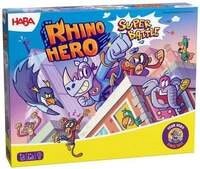 HABA 2013173001 - Rhino Hero Super Battle, Stapelspiel, W&uuml;rfelspiel