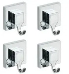 Vacuum-Loc&reg; Haken-Set eckig, 2 x 2 St&uuml;ck, 2 x 2er Set, Befestigen ohne bohren