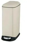 Treteimer Mod. Design 20 L, Easy-Close, Creme, mit herausnehmbarem Einsatz