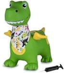 H&uuml;pftier Dino mit Fl&uuml;gel HoppyDoo gr&uuml;n mit Pumpe