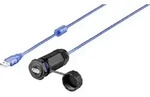 Renkforce USB 2.0 Kabel [1x USB 2.0 Buchse A - 1x USB 2.0 Buchse A] 1.00m mit