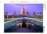 CALVENDO Puzzle Millenium Bridge 1000 Teile Lege-Gr&ouml;&szlig;e 64x48cm Foto-Puzzle...
