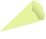URSUS Schult&uuml;ten 3D-Schult&uuml;ten, apfelgr&uuml;n, H&ouml;he: 68 cm, Durchmesser: 20 cm