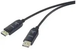 Renkforce Glasfaser / DisplayPort Anschlusskabel DisplayPort Stecker, DisplayPort